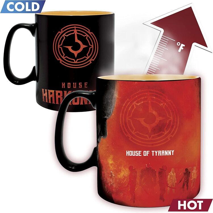 Чашка хамелеон Abystyle DUNE Heat Change Atreides vs Harkonnen Mug кружка Дюна 460 мл