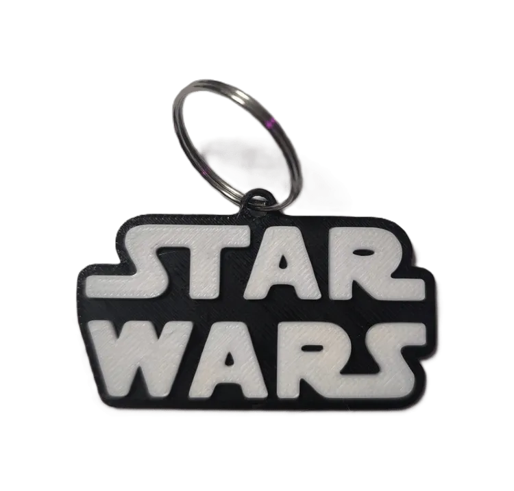 Брелок Star Wars Logo Keychain ABS пластик Звездные войны Лого 6 см.