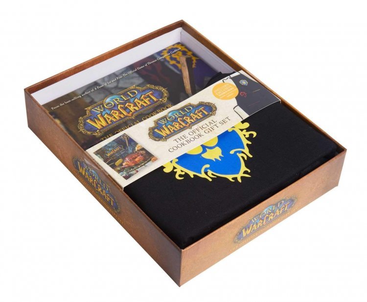 Подарочный набор Gift Set World of Warcraft Cookbook: Книга + фартук Орда/Альянс 