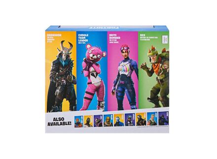 Набір фігурок Fortnite Фортнайт Squad Mode 4 Figure Pack: Ragnarok Rex Cuddle Team Leader and Brite Bomber