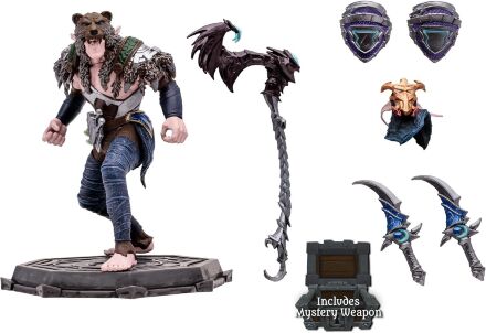 Фігурка McFarlane World of Warcraft Elf Druid Rogue Rare Варкрафт Ельф Друїд Розбійник 16 см.
