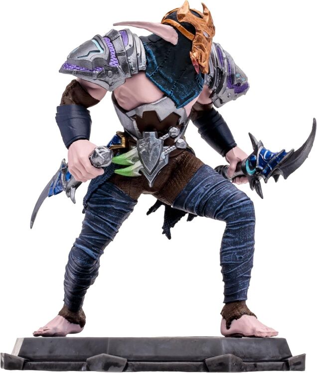 Фигурка McFarlane World of Warcraft Elf Druid Rogue Rare Варкрафт Эльф Друид Разбойник 16 см.