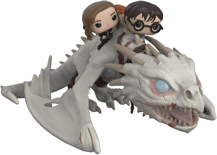 Фигурка Funko Rides Ukrainian Ironbelly Gringotts Dragon with Harry, Ron, Hermione Фанко Украинский Железнобрюх 93