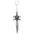Брелок World of Warcraft Lich King  Metal Weapon Frostmourne фростморн