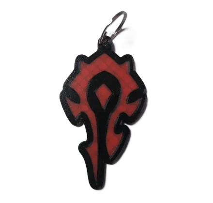 Брелок Warcraft Horde Keychain ABS пластик Варкрафт Орда 9 см.