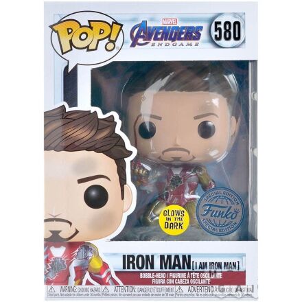 Фігурка Funko Pop Marvel Avengers Endgame I Am Iron Man (Special Edition Glow in Dark) 580