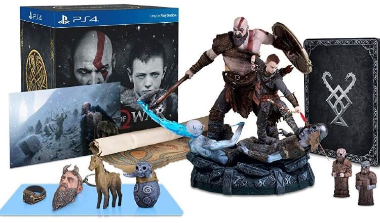 Статуэтка God of War 4: KRATOS and ATREUS STATUE Collectors Edition