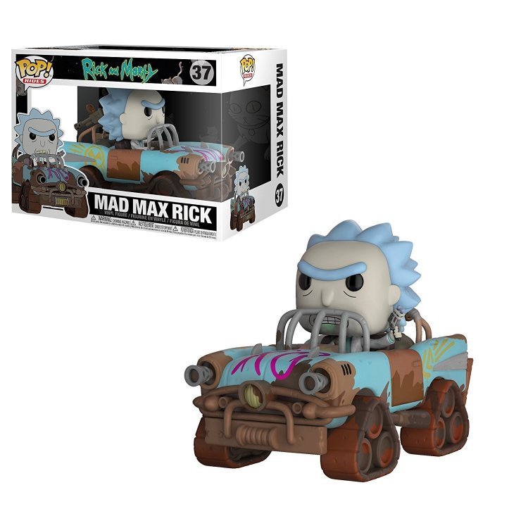 Фигурка Funko Pop! Rides: Rick and Morty Mad Max Rick Collectible Figure 