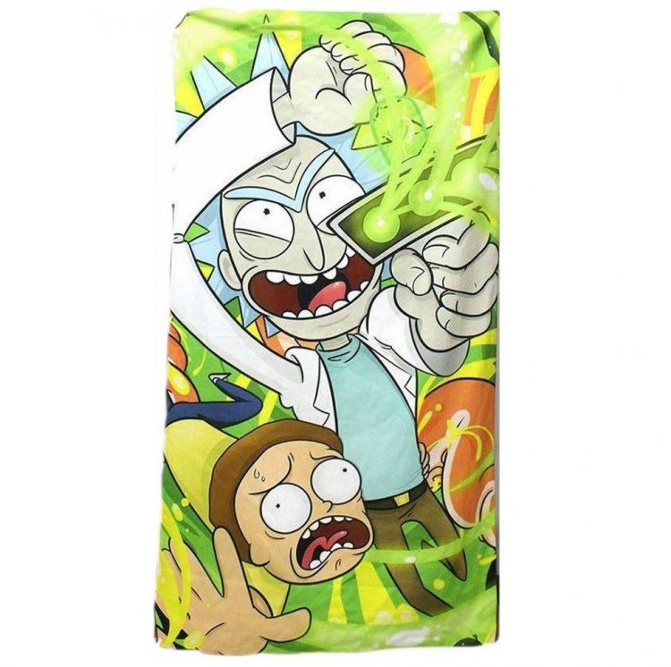 Полотенце Рик и Морти Rick and Morty Towel 140 x 70 cm  