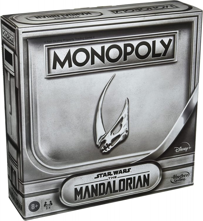 Монополия настольная игра MONOPOLY: Star Wars The Mandalorian Edition Game Grogu Малыш Мандалорец Грогу