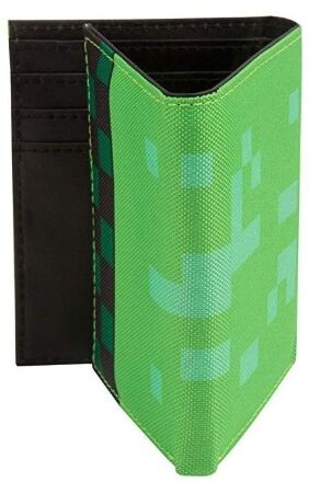Гаманець JINX Minecraft - Pocket Creeper Tri-Fold Nylon Wallet