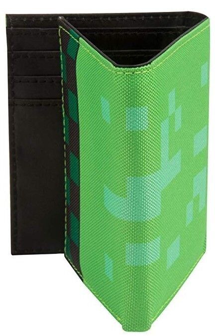 Кошелёк JINX Minecraft Pocket Creeper Tri-Fold Nylon Wallet