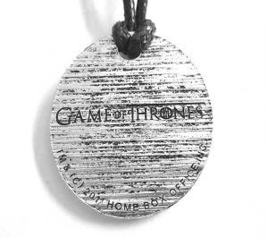 Медальон Game of Thrones Stark Snow Wolf