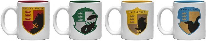 Набір кухлів для еспресо Harry Potter House Pride Espresso Mug Set 150 мл. (4 шт.)