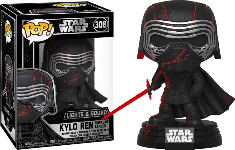 Фігурка Funko Pop Star Wars: Rise of The Skywalker - Kylo Ren фанко Кайло Рен (Світло та Звук) 308