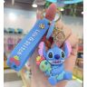 Брелок підвіска на рюкзак Stitch Blue Стич 3D Keychain Backpack 2