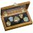 Набор значков Harry Potter: Official Warner Bros Hogwarts House In Wooden Box