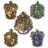 Набор значков Harry Potter: Official Warner Bros Hogwarts House In Wooden Box