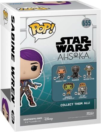 Фігурка Funko Star Wars: Sabine Wren Фанко Сабін Врен Amazon Exclusive 655