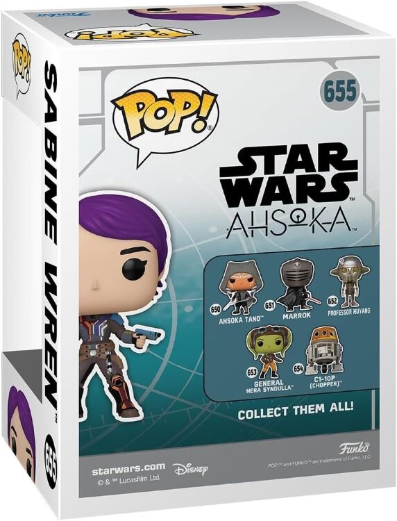 Фигурка Funko Star Wars: Sabine Wren Фанко Сабин Врен Amazon Exclusive 655