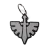 Брелок WarHammer Dark Angels Keychain ABS пластик Вархаммер Темные Ангелы 6 см.
