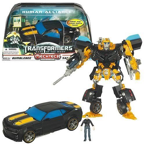 Фигурка Transformers Bumblebee with Sam  robot Action figure (Dark of the Moon)