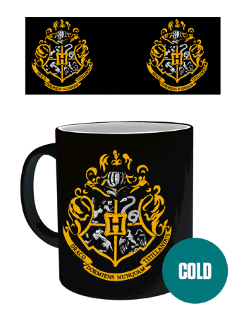 Кухоль теплочутливий Harry Potter Hogwarts Crest чашка Гаррі Поттер герб