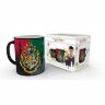 Кухоль теплочутливий Harry Potter Hogwarts Crest чашка Гаррі Поттер герб
