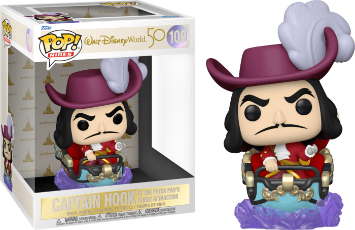 Фигурка Funko Disney World 50th Captain Hook at Peter Pans Flight Attraction Капитан Крюк фанко 109