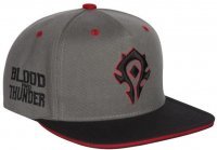 Кепка JINX World of Warcraft Blood and Thunder Snap Back Hat Бейсболка Орда