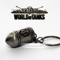 Брелок World of Tanks Bullet метал