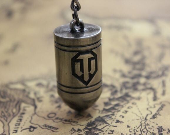 Брелок World of Tanks Bullet металл