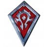 Табличка металлическая Blizzard World of Warcraft Horde Shield Варкрафт Орда 35x25 см 