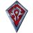 Табличка металлическая Blizzard World of Warcraft Horde Shield Варкрафт Орда 35x25 см 