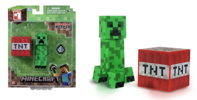 Набор игрушек Minecraft Green Creeper