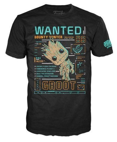 Футболка Men's Pop! T-Shirts: Guardians Of The Galaxy - Groot Line Up (размер L) 