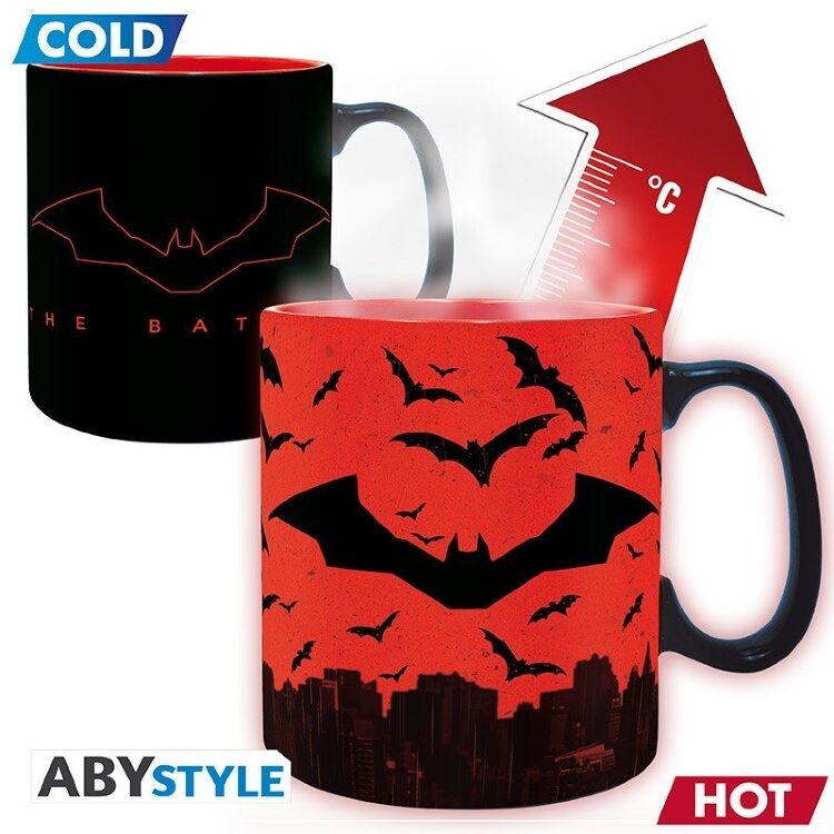 Чашка хамелеон DC COMICS The Batman Ceramic Mug кружка Бетмен 460 мл