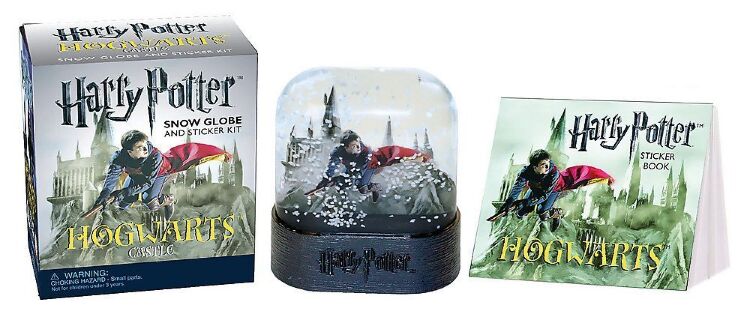 Фігурка Harry Potter - Hogwarts Castle Snow Globe and Sticker Kit (Miniature Editions)