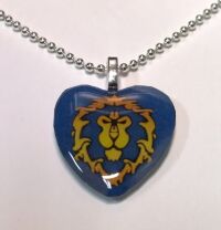 Медальйон-серце World of Warcraft Alliance