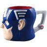 Чашка Marvel Captain America 3D Ceramic Mug 20 oz.