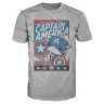Футболка Men's Pop! T-Shirts: Marvel - Cap America Fight For Justice (размер L) 