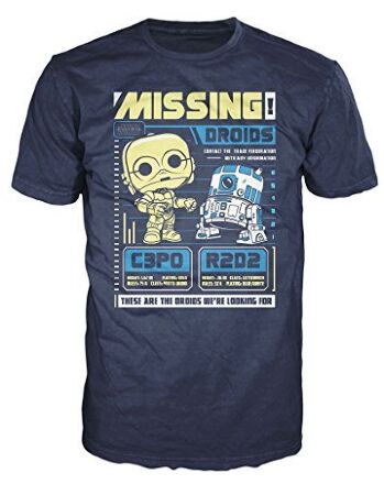 Футболка Men's Pop! T-Shirts: Star Wars - C3po R2d2 Poster (розмір M)