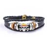 Браслет One Piece Anime Leather Luffy Bracelet 22 см.