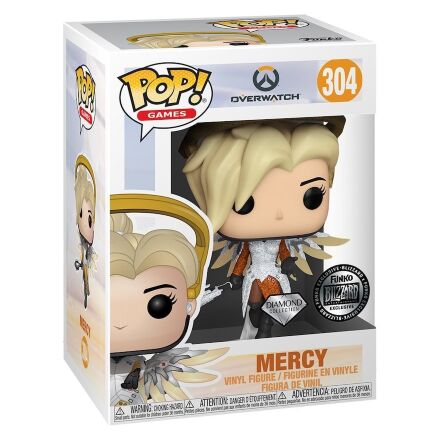 Фігурка Blizzard Exclusive Funko Pop Diamond Collection Overwatch Mercy Ангел фанко 304