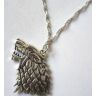 Медальйон Game of Thrones black Stark Dire wolf