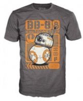 Футболка Men's Pop! T-Shirts: Star Wars Ep 7 - BB-8 Poster (розмір L)