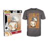 Футболка Men's Pop! T-Shirts: Star Wars Ep 7 - BB-8 Poster (розмір L)