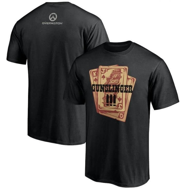 Футболка Cassidy Black Overwatch Gunslinger T-Shirt (размер L) 