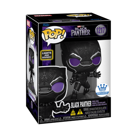 Фігурка Funko Marvel Black Panther Light & Sound фанко Чёрная пантера Exclusive 1217