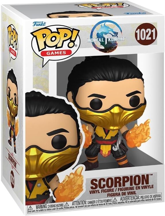 Фигурка Funko Pop Mortal Kombat Scorpion Фанко Скорпион 1021